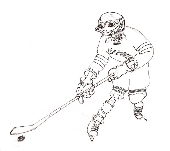 New York Rangers Logo coloring page