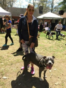 Mack came back to participate in the SPCA of Westchester's Annual Walkathon with his new family!