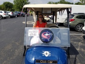 Jamie McGann at Golf Outing for Homeless to Home