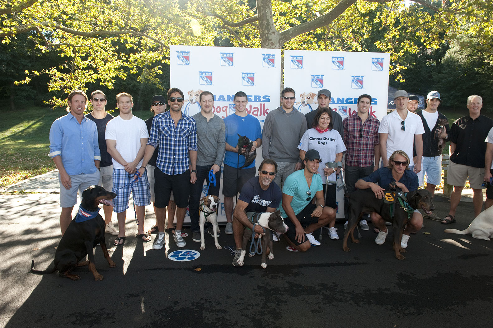 Photo Gallery from the 2012 NY Rangers Dog Walk