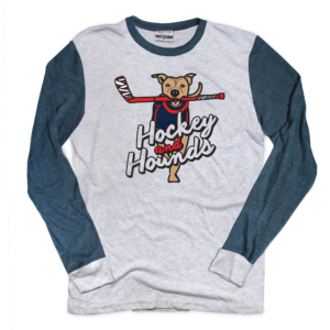 Hockey & Hounds Shirts – Thank you to everyone who has helped deserving animals through the purchase of these shirts. Stay tuned for what’s to come!
